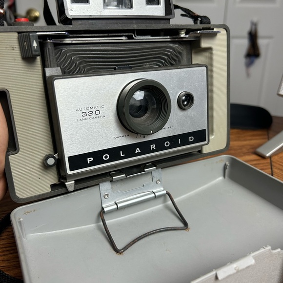 Polaroid Other - Polaroid 320 Land Camera - Silver and Black